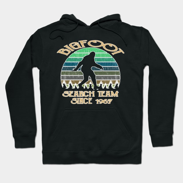 Bigfoot Search Team and Sasquatch T Shirts Hoodie by DHdesignerPublic